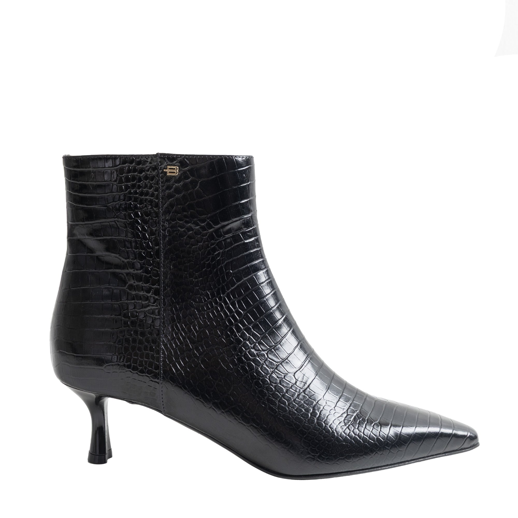 מגפון קלאסי קרוקו-שחור