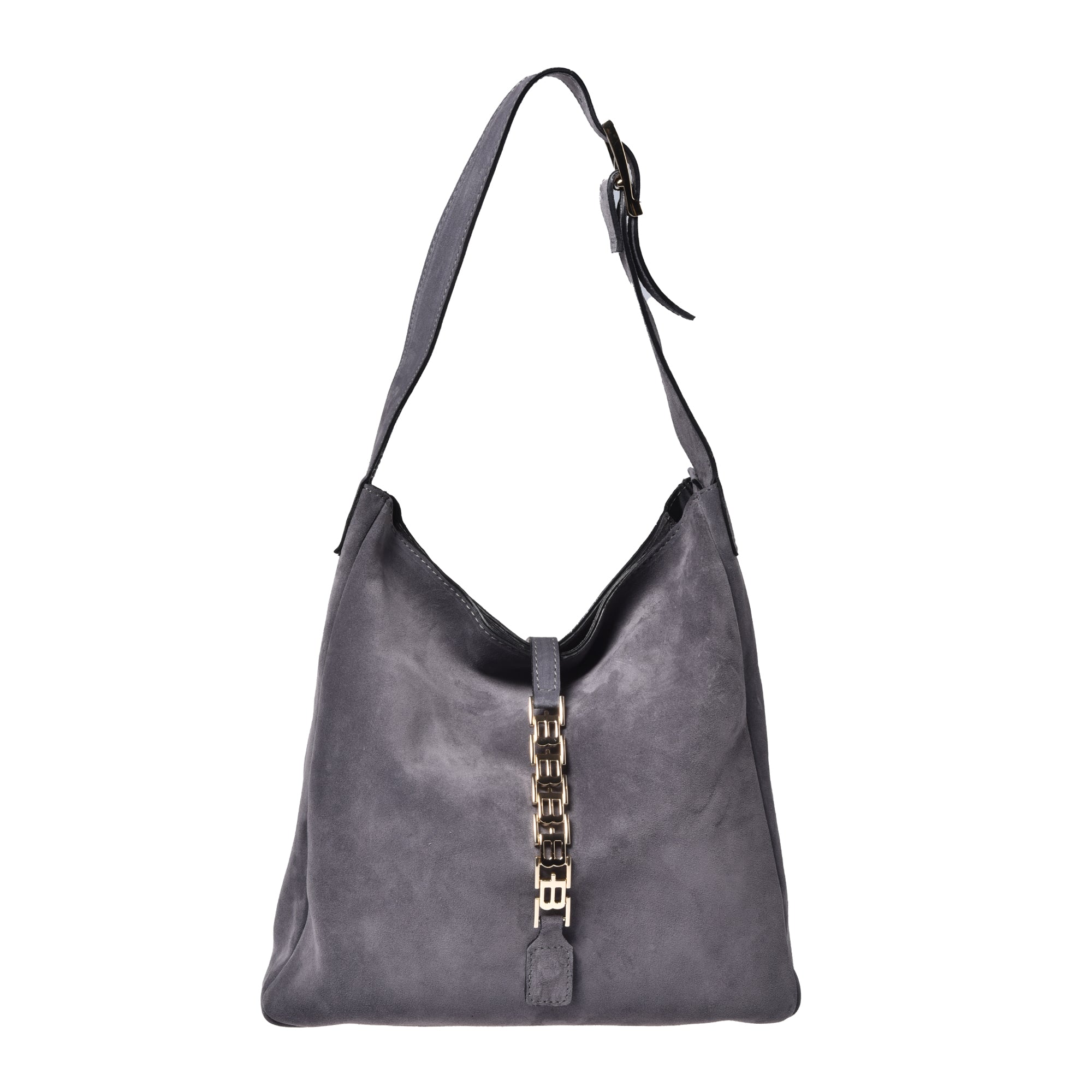 תיק הובו זמש-אפור