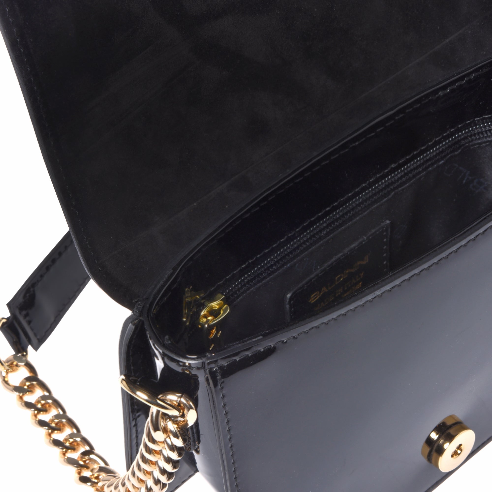 תיק ערב לאק+אבנים-שחור