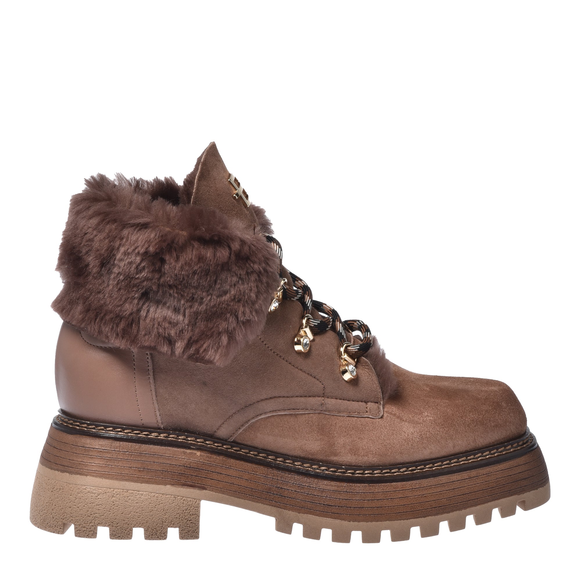 מגפון שרוכים+פרווה-טואופ