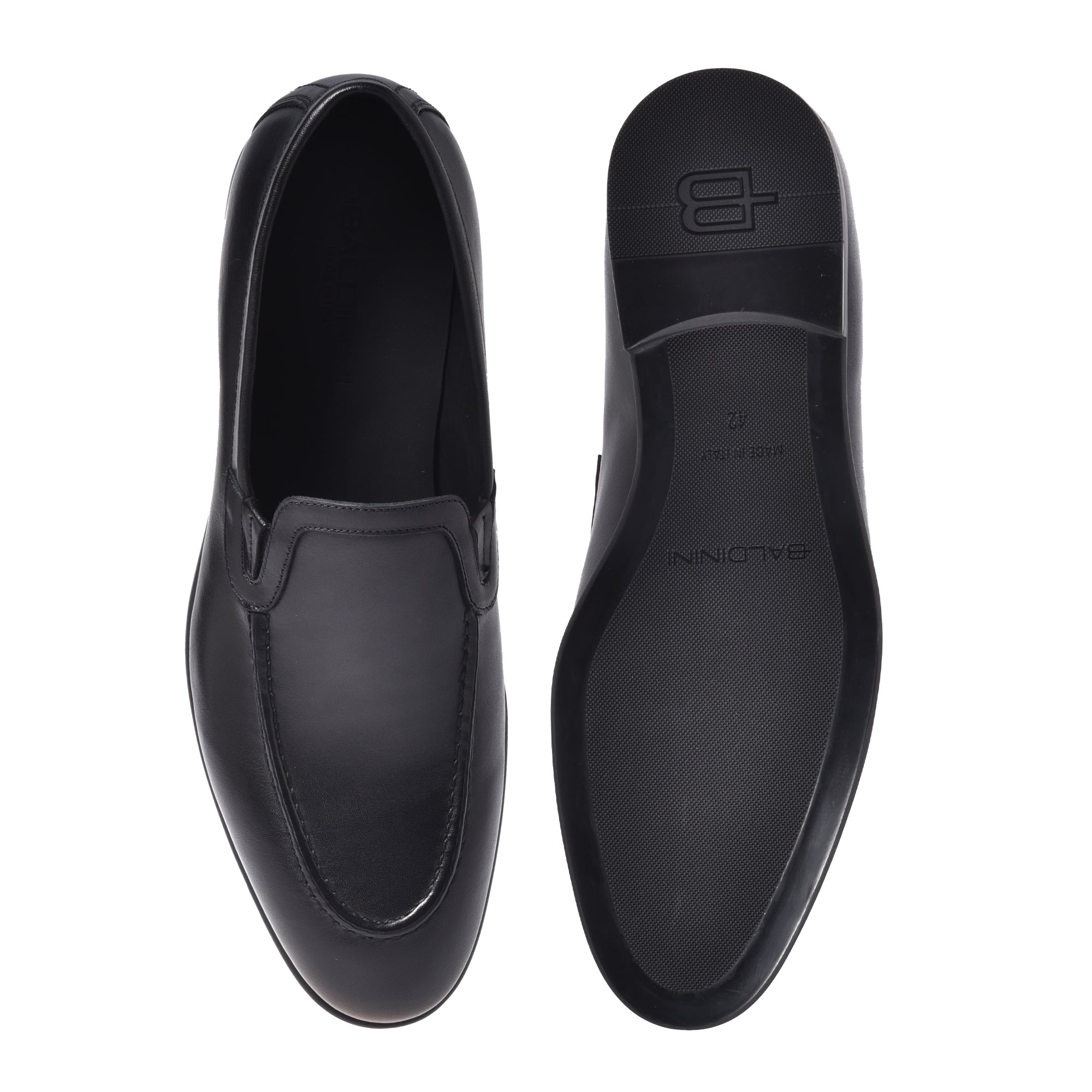 מוקסין קלאסי תפר-שחור