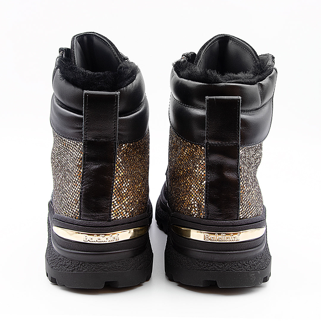 נעל שרוכים מאש זהב+פרווה