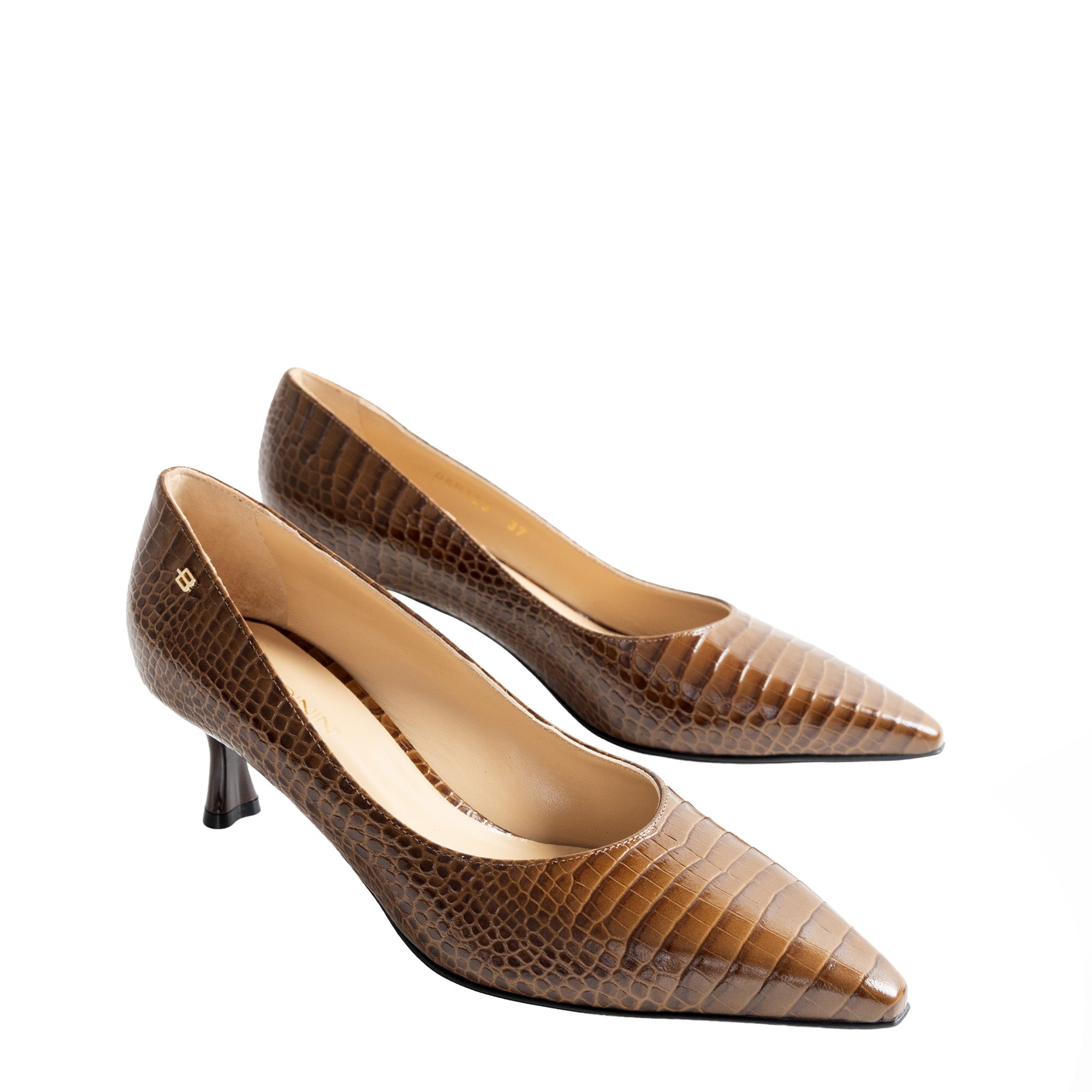 סירה קיטן קרוקו-חום