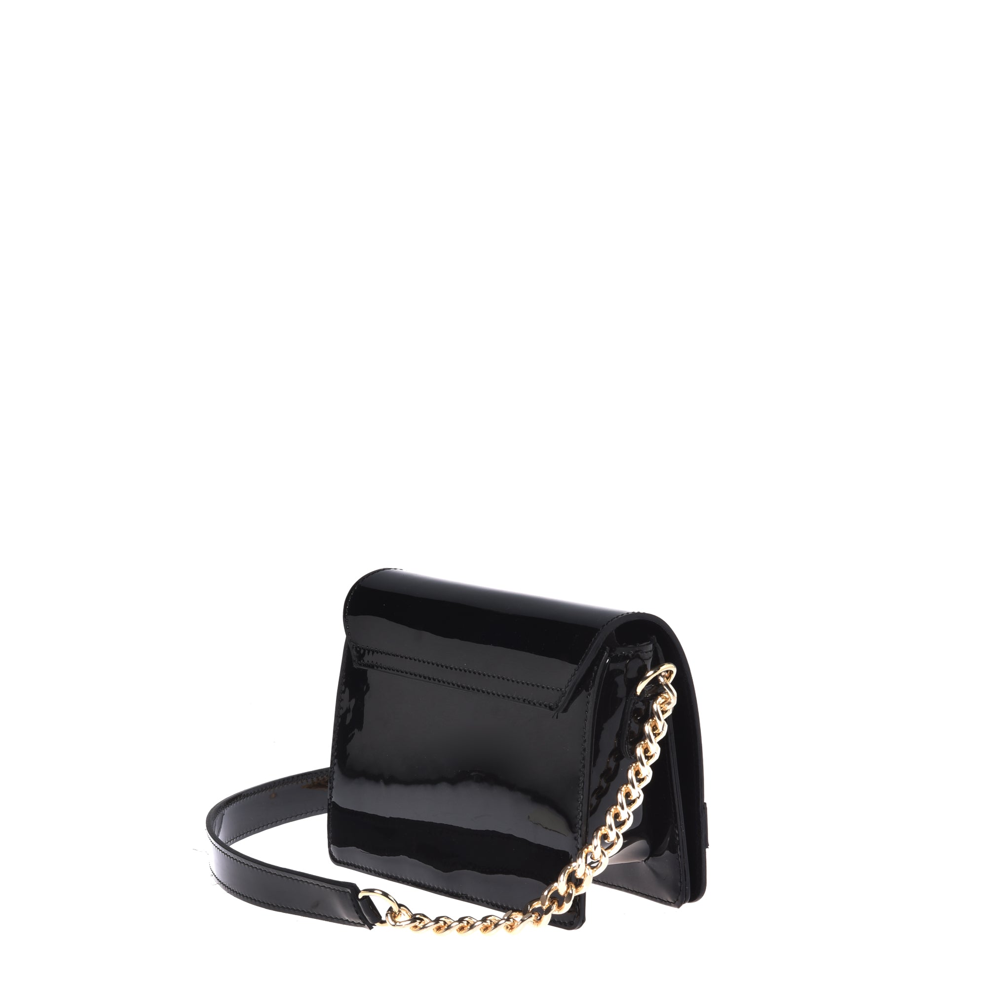 תיק ערב לאק+אבנים-שחור