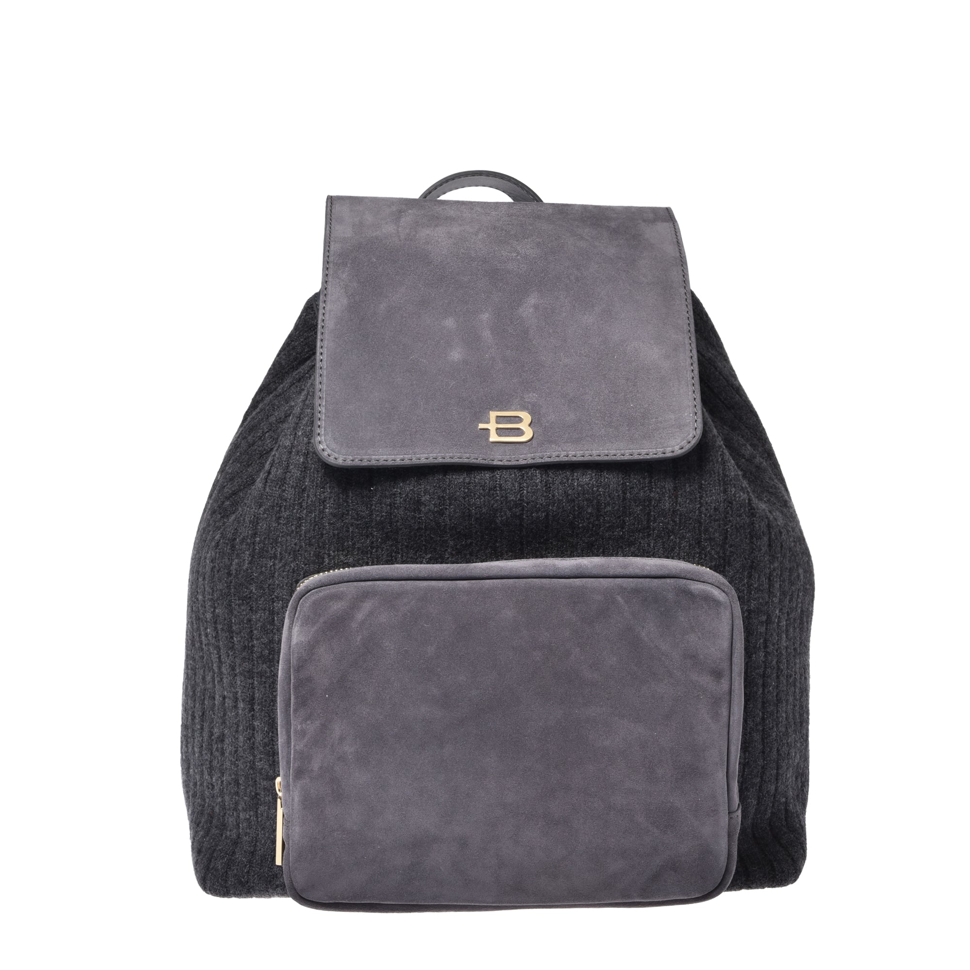 תיק גב צמר-אפור