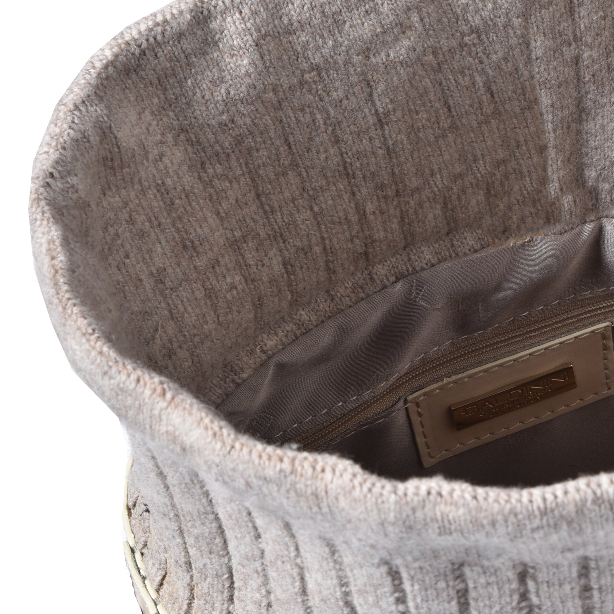 תיק זמש+צמר-וניל