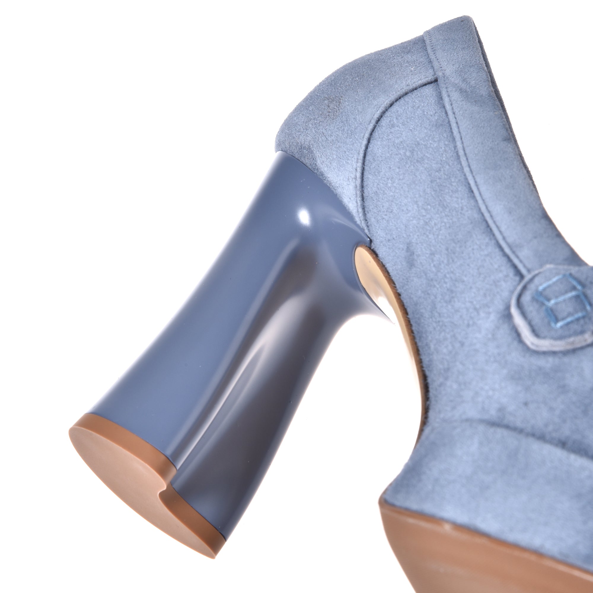 מוקסין עקב+פלטפורמה-תכלת