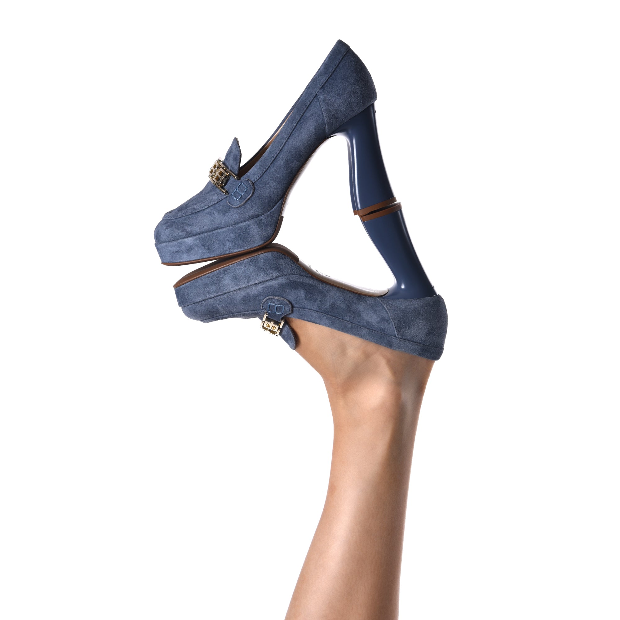 מוקסין עקב+פלטפורמה-תכלת