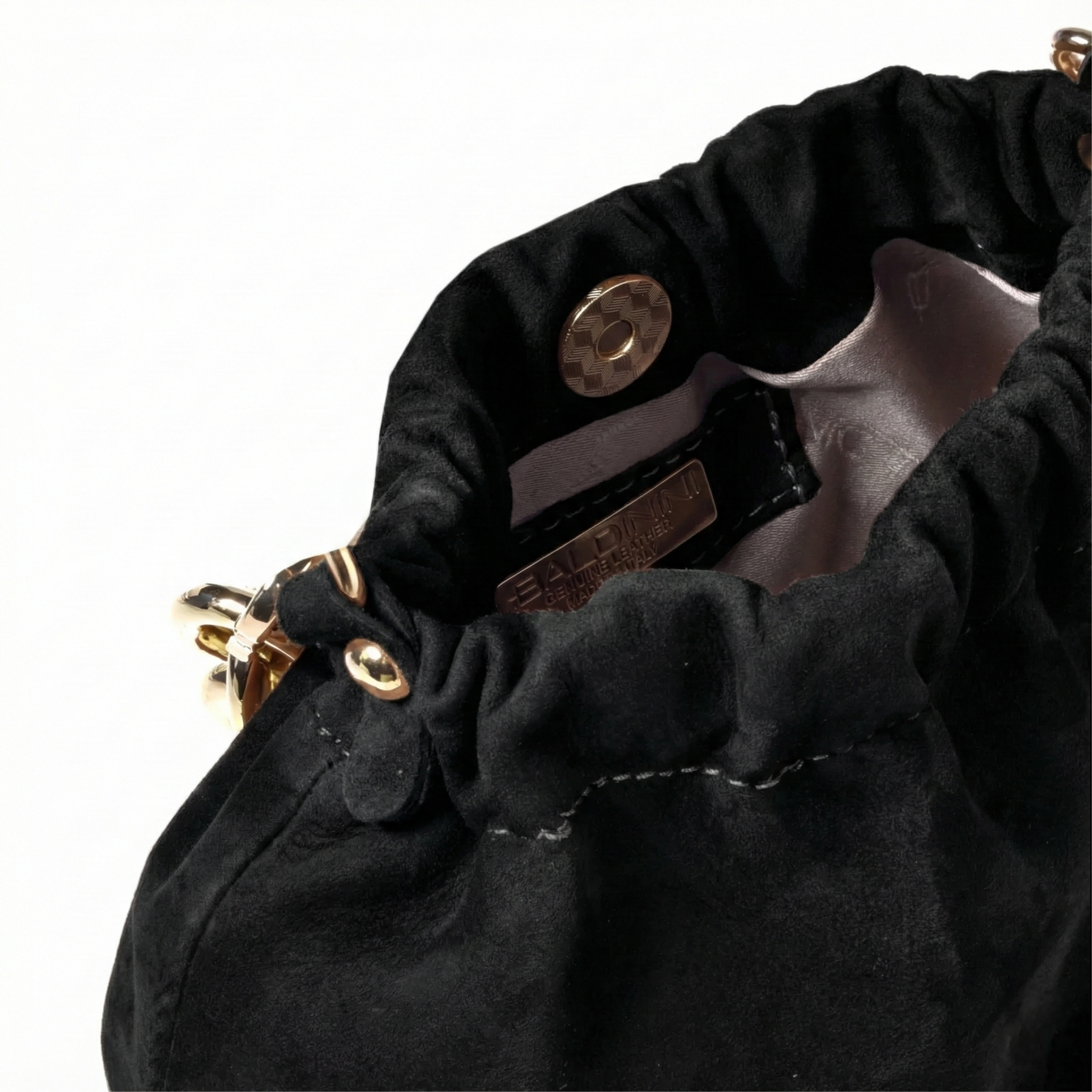 תיק זמש מכווץ-שחור